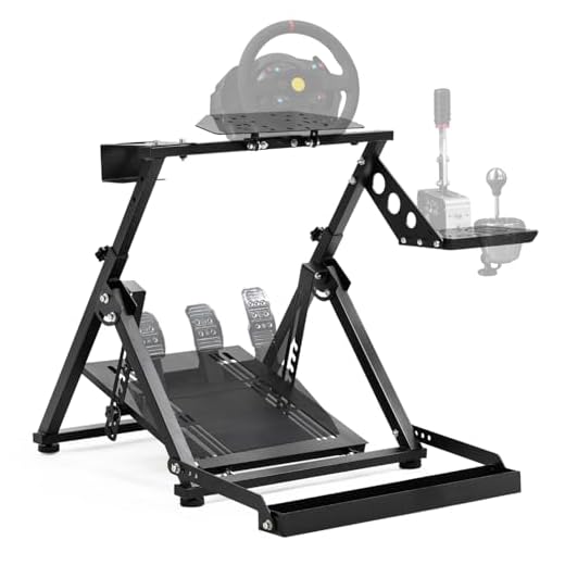 Marada G923 Upgrade Racing Sim Stand X Frame Compatible with PXN, Thrustmaster, Logitech G29, G920, T300RS,Foldable & Tilt-Adjustable Driving Frame Wheel & Shifter & Pedal & Handbrake NOT Included