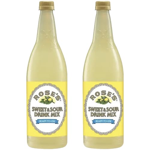 Rose’s Sweetened Sweet & Sour Syrup 1 Liter Bottle |