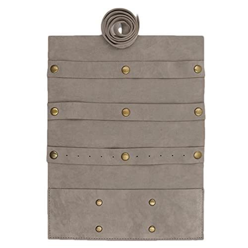 Bolsa portátil para joias | Estojo organizador em couro PU para retenção - Estojo portátil com zíper