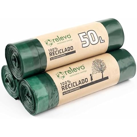 Sacs Poubelle Relevo 50 L Cover