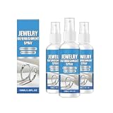 Spray Pulizia Gioielli,Spray Lucidante e Detergente per Bigiotteria.100ml*3pc