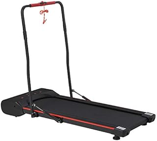 HOMCOM Foldable Walking Machine Treadmill 1-6km/h with LED Display & Remote Control Exercise Fitness for Home Office