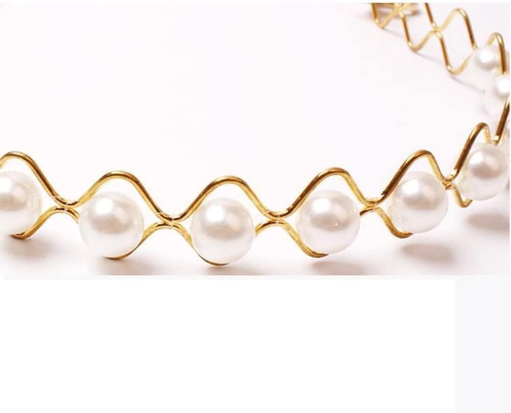 Embrasses pour Rideaux, embrasses magnétiques pour Lot de 2 embrasses à Rideaux Simples en métal avec Perles for la Maison, Le Bureau, la Chambre à Coucher, Le Balcon(Gold)