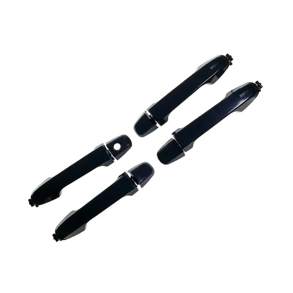 Mhtgd 4Pcs-1Set 6921106090C0 6925006020C0 Outside Door Handle Front Black 6921106090 6921706370 For Camry 2012-2017