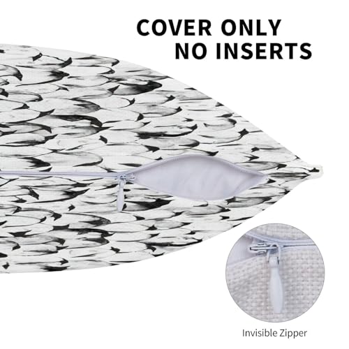 Housses de coussin pingouins pour canapé de salon