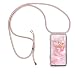 Produktbild TUUT Handykette kompatibel mit Samsung Galaxy S5 / S5 NEO Handy Hülle mit Kordel zum Umhängen Handyanhänger Halsband Lanyard Case/Handy Band Necklace [Stoßfest] - Rosé-Gold