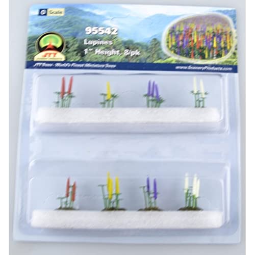JTT Scenery Products Flowering Plants Lupines O Scale Hobby Train Sceneries