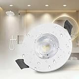 [Étanchéité IP44]Ce spot blanc pour salle de bain intègre un joint d’étanchéité offrant une excellente protection contre l’humidité et les éclaboussures; Sa finition blanche mate s’harmonise parfaitement avec tous vos espaces : salon, chambre, salle à manger, bureau, placard, hôtel, galerie, bibliothèque, vitrine, etc; Idéal comme spot LED encastrable pour salle de bain, il résiste à la vapeur et aux graisses, ce qui le rend parfait pour la cuisine et les plafonds modernes