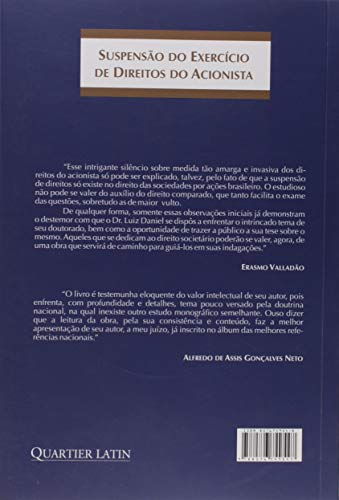 Suspensão Do Exercício De Direitos Ao Acionista