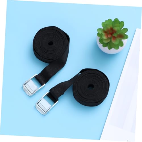 Correas de equipaje de nailon ajustables de 25 mm x 3 m con hebilla de leva metálica 6