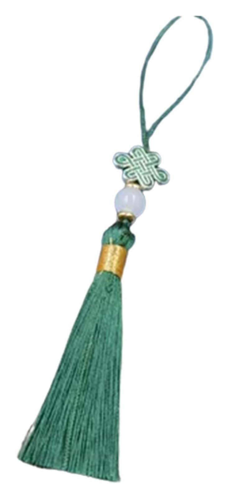 tassels, Chinese Sword Tassel Handmade For Tai Chi Kung Fu Multicolor(Green)