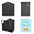 Devoko 6x4 FT Resin Storage Shed with Floor, Waterproof Tool Storage Shed with Lockable Door for Patio, Garden, Backyard, Dark Gray