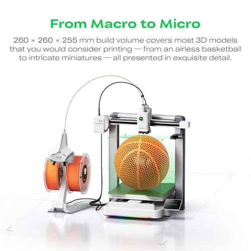 Image of Creality SPARKX I7 Combo 3D Printer, Multi Color with CFS Lite AI Photo to 3D Printing 500mm /s High Speed Auto-Leveling RGB Light 95% Pre-Assemble Essential Parts Low Noise 10.24x10.24x10 inch