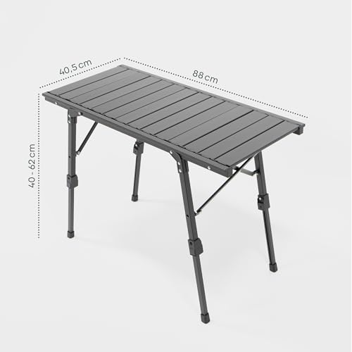 Table de camping pliante BOXIO : fini le mobilier instable en van