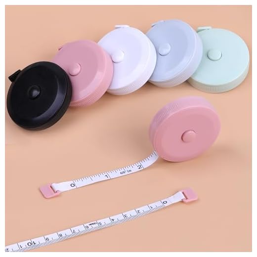2 Pack Soft Tape Measure Measuring Tape Retractable for Body Fabric Sewing Tailor Cloth Knitting Vinyl Home Craft Weight Loss 60-inch Pink