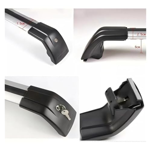 Barres transversales SHANSHAN en alu noir et argent pour Tucson