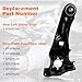 Rear Link Suspension Trailing Arm Bushing Compatible with Jeep Compass 2007-2016, For Jeep Patriot 2007 2008 2009 2010 2011 2012 2013 2014 2015 2016 2017 Replace for 5105930AA(Right Passenger Side)