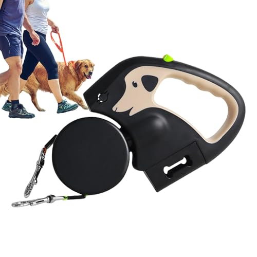 Correa para perros con luz, correa telescópica para perros,correa retráctil para mascotas de 3 metros - Accesorios para mascotas, correa para perros resistente al desgaste