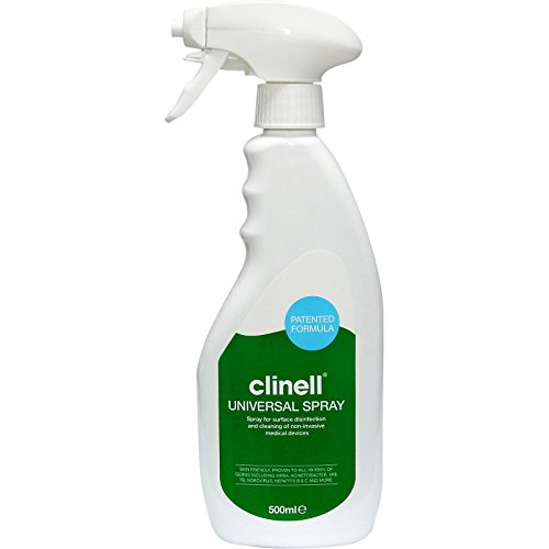 Clinell - Desinfectante universal 500 ml botella en spray que mata el 99,999% de las bacterias, 1 botella de 500 ml