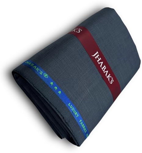 Image of JHABAK'S Unstitched Viscose Rayon Trouser Fabric for Men - Length: 1.30 m /Width: 58 inches