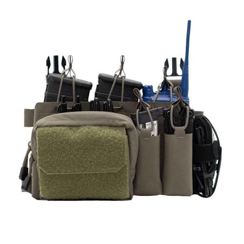Shellback Tactical Patrol Max Placard for Plate Carriers Multicam Squadron Nylon MOLLE Compatible Triple M4 Mag Pouches (Ranger Green)