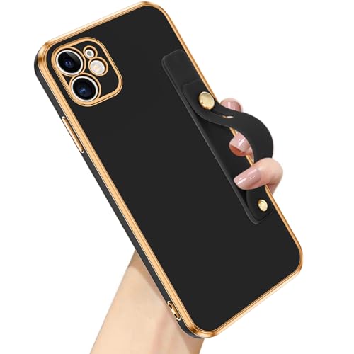 Coque iPhone 11 fine aux finitions dorées galvanisées pour un style chic et épuré
