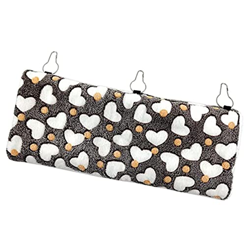 ネズミ トンネル 巣 チンチラ 睡眠 ベッド ハンモック ベッド ペット用 ぬいぐるみ 鳥 小屋 ペット ハンモック 暖かい 鳥 巣 モルモット 豚 ベッド ネズミ 吊り下げ ハン コーヒー 45x13cm