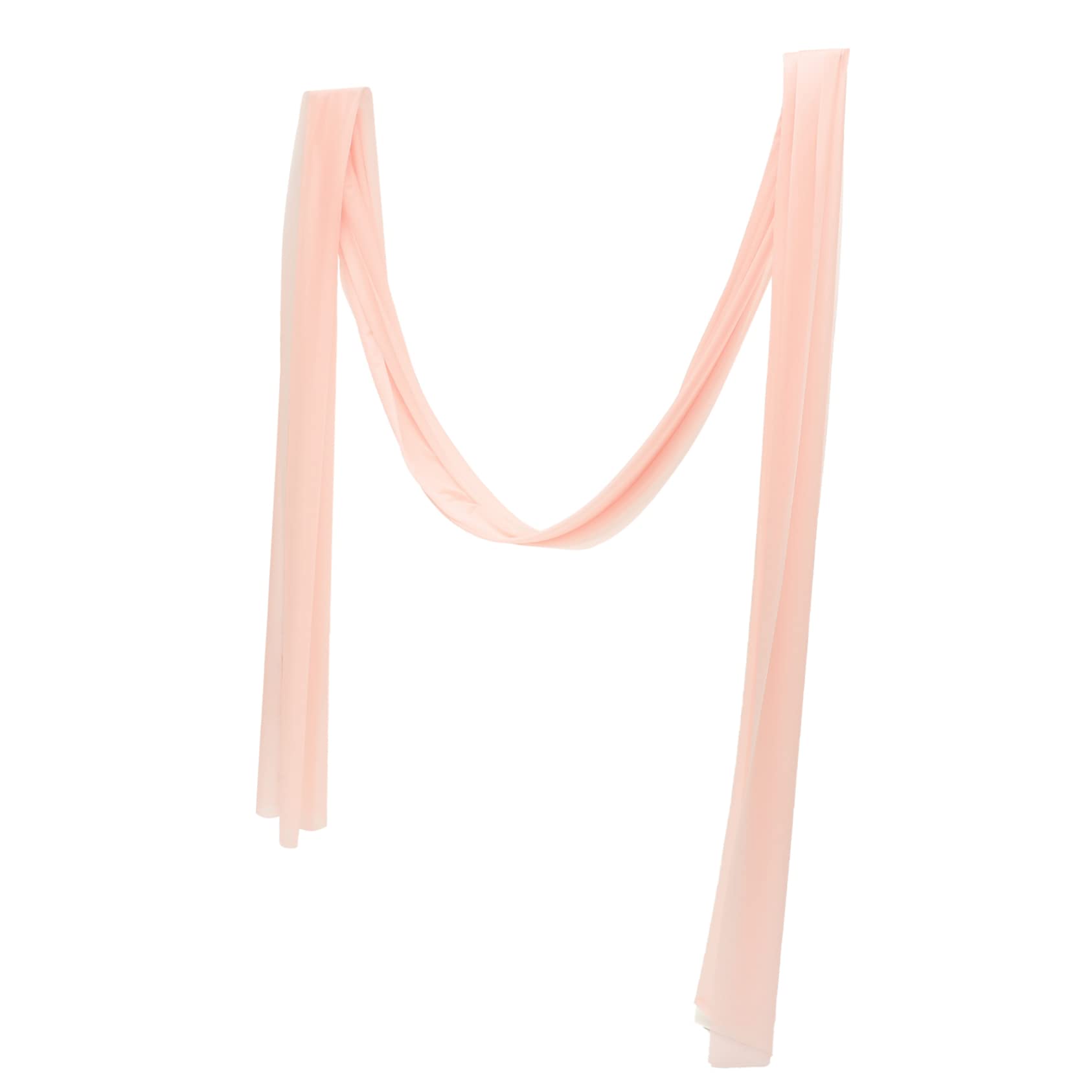 Cortina de poliéster rosa reutilizable, telón decorativo plegable para eventos 1