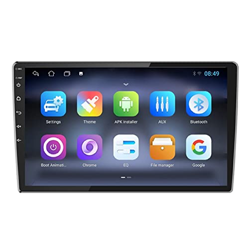 Image of AUTO SNAP 9 Inch HD Android Double Din Stereo Player 14 Android Version Gorilla Glass IPS Display Car Stereo Touch Screen Flashing 2GB RAM 32GB ROM for All Cars