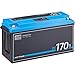 Produktbild ECTIVE AGM Batterie DC170S - 12V, 170Ah, mit Nachfüllpacks, LCD-Display - Deep Cycle VRLA Versorgungsbatterie, Solarbatterie, Bootsbatterie, Starterbatterie, Blei Akku für Wohnmobil, Wohnwagen, Camper