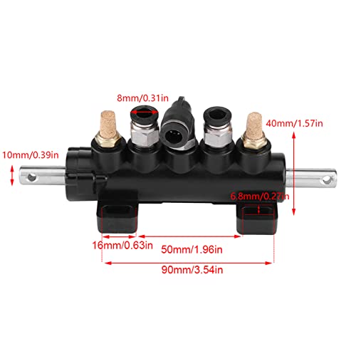 Valve d'air de commande de pied changeur pneu interrupteur pneumatique 8mm type B - 5