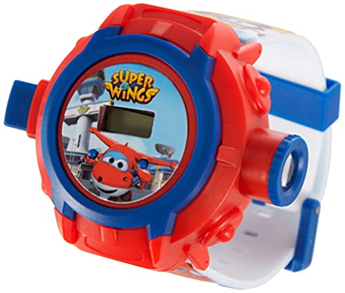 Preisvergleich Produktbild Disney Super Wings WI17002 Digitaluhr mit Projektor für 24 Fotos