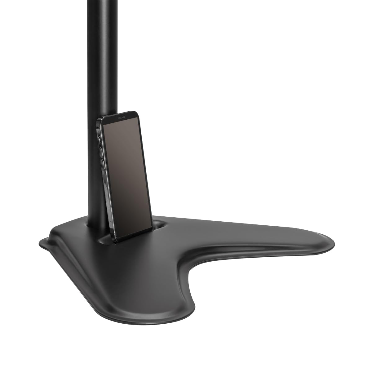 LogiLink Supporto per monitor in alluminio per 3 monitor (17-27"), lunghezza braccio: 658 mm, con supporto per smartphone