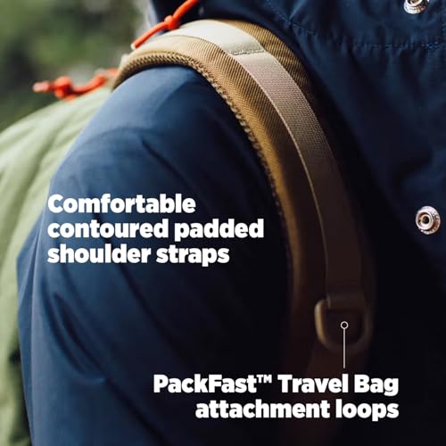 Image of Topo Designs Daypack Classic Backpack - Daily Carry Pack Designed in Denver, Functional Travel Bag, Recycled Nylon, 2 Padded Laptop Sleeves, 21L (Asphalt /Black)