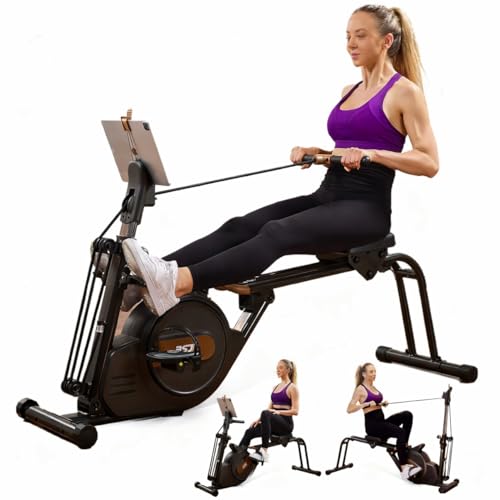 3 in 1 Rowing Machine with Dual Rail