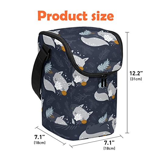 Bolsa de almuerzo pequeña reutilizable para oficina y excursiones infantiles 5