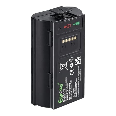 Eeyrnduy A12 Replacement Arlo Essential Wire-Free Video Doorbell VMA2400 Battery Compatible with Arlo Doorbell AVD2001 AVD2001B Rechargeable Back-Up Battery 7000 mAh Cover