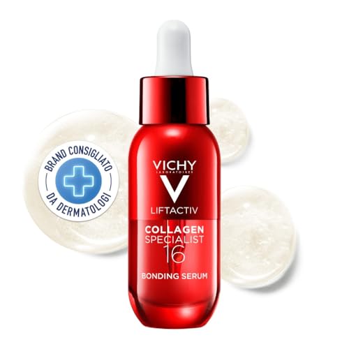 Vichy Liftactiv Collagen Specialist 16, Siero Viso, Per Tutti i Tipi di Pelle, Pelle Migliorata e Segni dell'Invecchiamento Ridotti, Con tecnologia Co-Bonding di Vichy, 30 ml