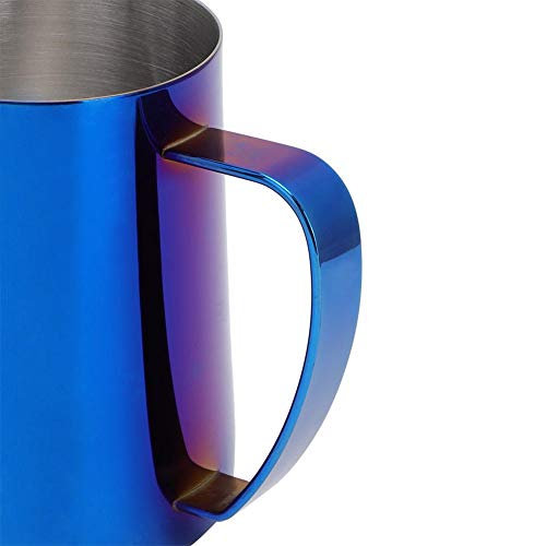 Jarra de café grande segura e durável de 600 ml, xícara de espuma de leite antiferrugem, restaurante