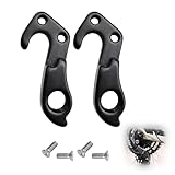 Schaltauge Fahrrad Heckhaken, Schaltauge Shimano Kompatibel, Aluminiumlegierung 8×1 cm, Fahrrad Aufhängung, Schaltwerk Schutzbügel, Schaltwerk Haken Für Mountainbike, Mit 2 Schrauben