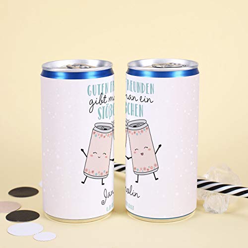 Herz & Heim® City Secco als Geburtstagsgeschenk mit Namensaufdruck Freundinnen-Set - Image 4