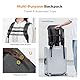 K&F Concept Kamerarucksack Rolltop Fotorucksack Rucksack-Stofftaschen aus Stoff für Spiegelreflexkamera 15 Zoll Laptop