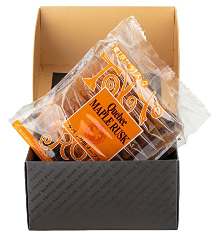 東京ラスク ケベック州メープルラスク 8枚入 ギフトボックス ちょっと贅沢なお菓子時間に 本場カナダ産の上品なメープルを使用 サクッと軽いパンの食感 贈り物 ギフト プレゼント