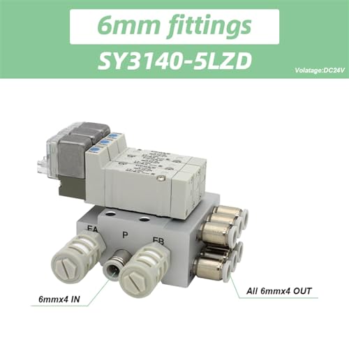 Vanne de commande SY3140-6LZD pour la gestion fluide de circuits d'air