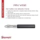 Starrett 166A Schraubstock mit isoliertem achteckigem Griff, Bereich 0-0,040