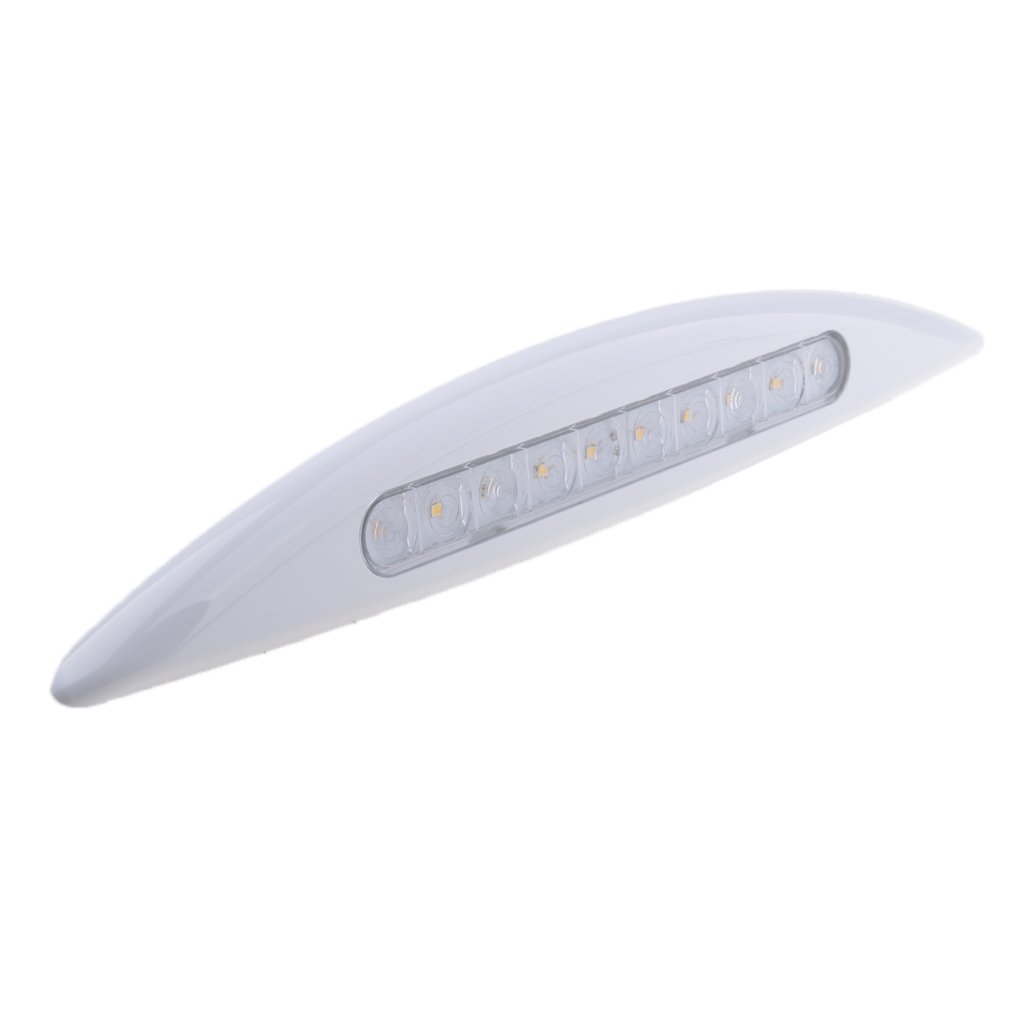 12V LED Lampe d'éclairage de porche extérieur Lampe Lumière d'abris avec Housse de Protection pour véhicules de camping caravane