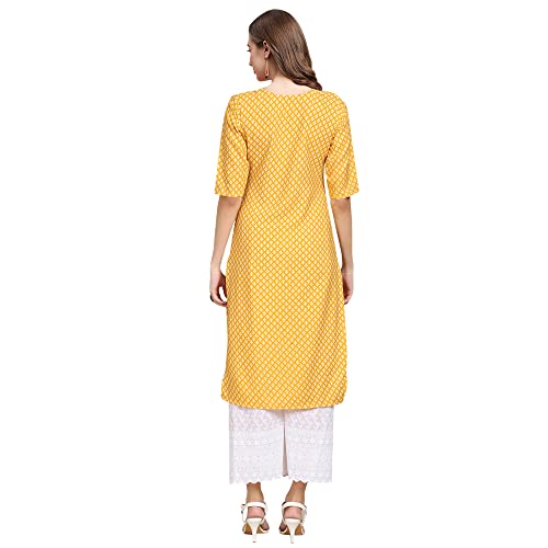 Pinkmint Women's Crepe Digital Print Straight Kurta [Pack Of 6](Mv-375-379-357-355-350-348-Xl)