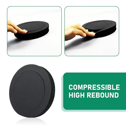 Sumjig JIG25385 4 Pcs Car 6.5 Inch Speaker Voice Coil, Slow Rebound Sealed Speaker Circle To Avoid Sound Diffusion, Improve Speaker Sound Effect Bass Pad, Universal For Cars Speaker Blockers Accessories thumb #4
