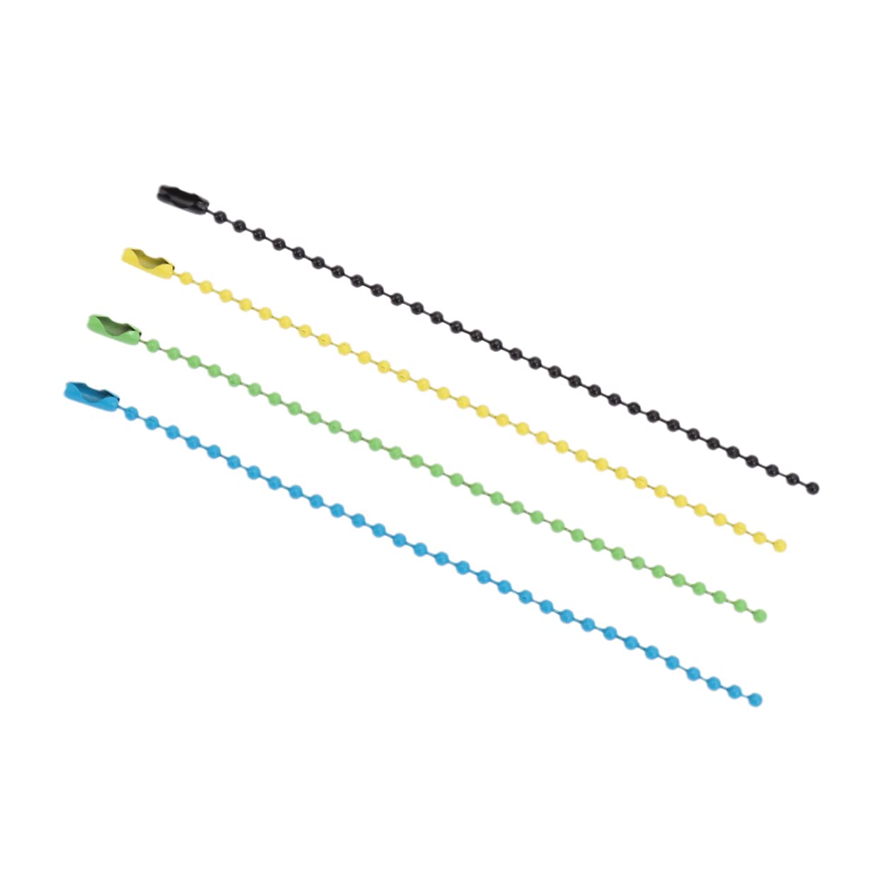 SHINEOFI 300pezzi Catenine Colorate per Gioielli Fai da Te di Metallo con Perline Rotonde Catena per Progetti Creativi e Decorazioni