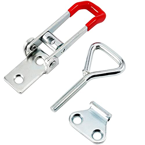 Joikit 20 Pcs Adjustable Toggle Clamp, 4001 Latch Action Toggle 360Lb Holding Capacity, Heavy Duty Latch Clamp Quick Release Hand Tool For Doors, Boxes And Cases #TOP2